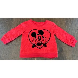 BABY GAP Disney Mickey Long Sleeve Sweatshirt